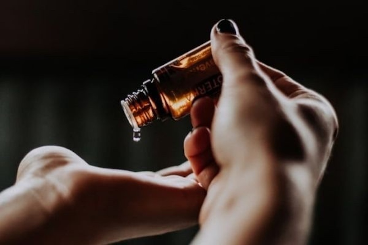 Collection of safe essential oils for aromatherapy in infrared sauna sessions