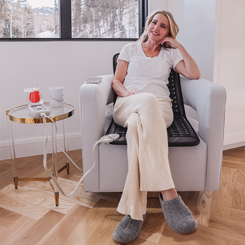 higherdose-go-mat-in-chair higherdose-go-mat-in-chair