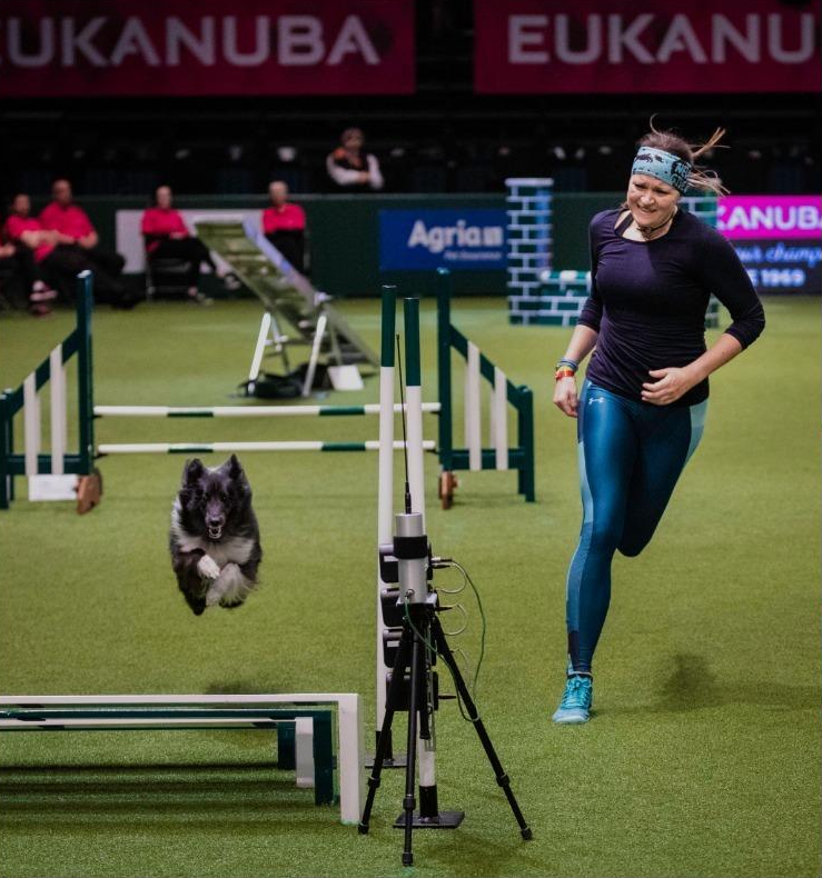 Hayley Telling, veterinary nurse and Galen Myotherapist, discussing PEMF therapy; also an international dog agility champion Hayley Telling, veterinary nurse and Galen Myotherapist, discussing PEMF therapy; also an international dog agility champion
