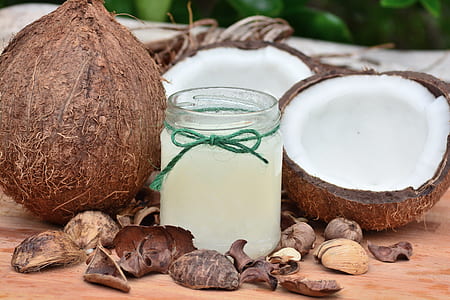 oconut oil used as a carrier oil for DIY sauna essential oil blends