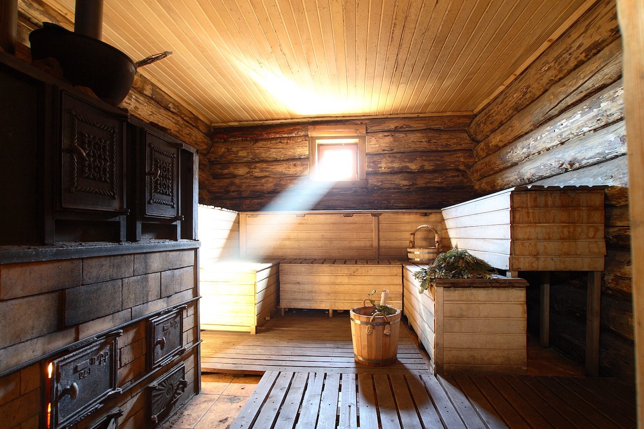 Inside a traditional Russian banya - steam, wood benches, and cultural sauna traditions Inside a traditional Russian banya - steam, wood benches, and cultural sauna traditions