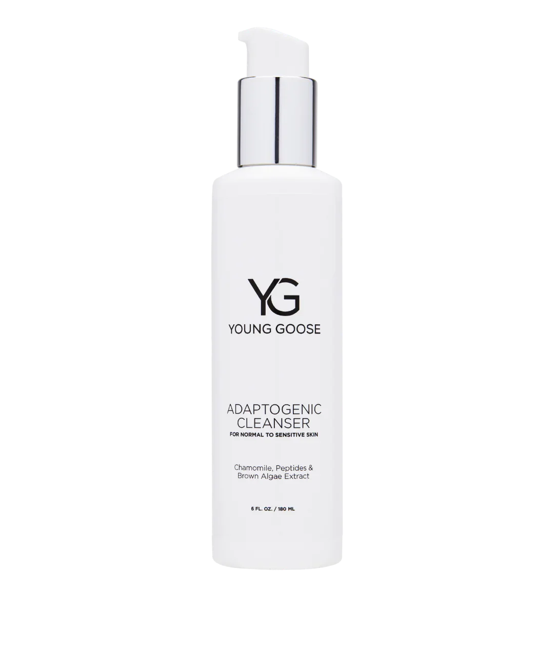 Adaptogenic Anti-Aging Cleanser by Young Goose designed to gently cleanse and hydrate skin before and after sauna sessions.